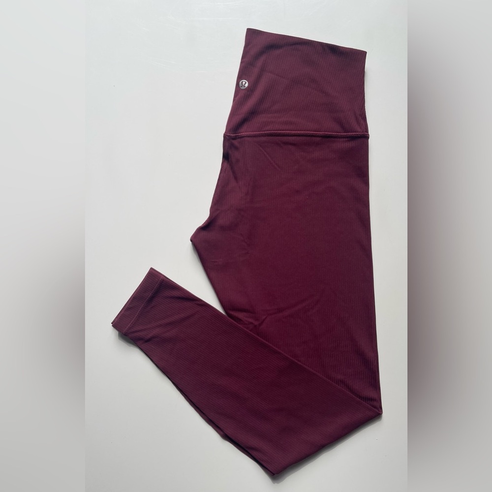 BNWOT Lululemon Align High-Rise Ribbed Pant 28"